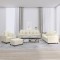 vidaXL Set de canapele cu perne, 4 piese, crem, catifea 3201698