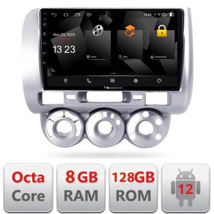 Navigatie Honda Fit Jazz 2004-2008 Android radio gps internet quad core 8+128 carplay android auto CarStore Technology