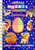 Dinozauri. Creeaza mozaic sidefat/***, Flamingo GD