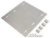 Placă de Montare Oțel Zincată 240x240x2mm