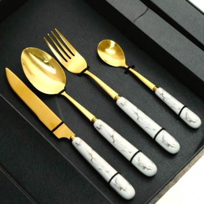 Set tacamuri colectia Marble, 24 piese foto