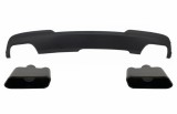 Difuzor de aer cu Evacuare Dubla si Ornamente BMW F10 F11 Seria 5 (2011-2017) M-Technik 550i Design Performance AutoTuning, KITT