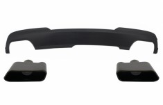 Difuzor de aer cu Evacuare Dubla si Ornamente BMW F10 F11 Seria 5 (2011-2017) M-Technik 550i Design Performance AutoTuning foto