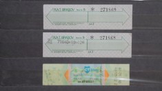 bilete autobuz Brasov, unul nefolosit + unul folosit , Constanta, unul folosit