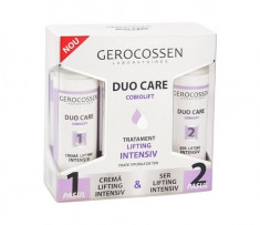 Duo Care tratament lifting intensiv, crema 30 ml + ser 30 ml, Gerocossen foto