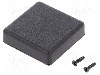 Carcasa ABS, 50mmx50mmx15mm, IP54, HAMMOND - 1551SBK