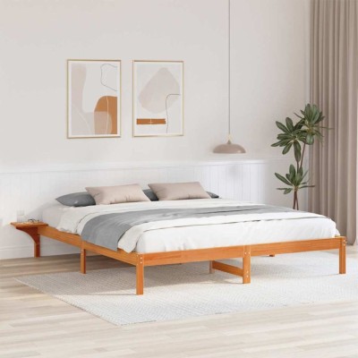 vidaXL Cadru de pat Maro ceruit 180 x 200 cm Maro ceruit 873180 foto