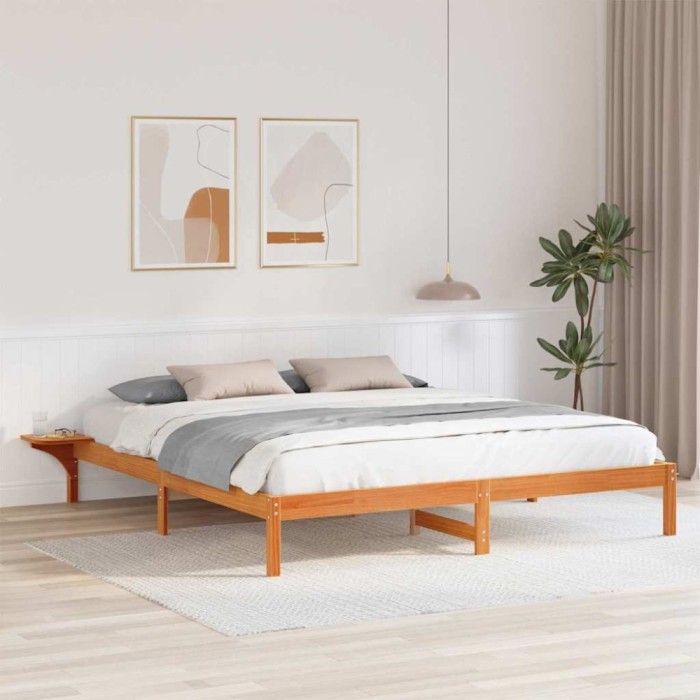 vidaXL Cadru de pat Maro ceruit 180 x 200 cm Maro ceruit 873180