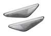 Set lampa semnalizare laterala BMW X3 (F25), 11.2010-04.2014; X5 (E70), 2006-11.2013; X6 (E71), 01.2008-12.2013, dynamic indicator; LED; transparent;