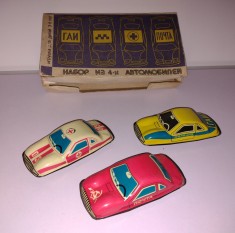 JUCARIE VECHE - MASINUTE TABLA + CUTIE ORIGINALA - VINTAGE - COLECTIE