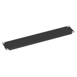 Panou masca metalic 19&quot; 2U RAL9005 Negru, Value 26.99.0299