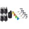 Set 4 senzori cu statie, cu snagbar fix si Set 4 swingere, cu iluminare color