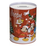 Pusculită metalică de Crăciun cu Mickey Mouse și prietenii săi, CMCLASS