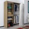 vidaXL Birou de colț cu 4 rafturi, culoarea stejarului 243059