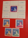 PARAGUAY, SPACE SHEPARD - COLIȚĂ + 4 VALORI MNH