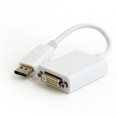 Adaptor GEMBIRD A-DPM-DVIF-03-W, Mini-DisplayPort - DVI-I DL, rezolutie maxima 4K UHD/30Hz