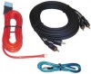 Kit Cabluri Audio Auto 6mm 20A: Alimentare, RCA, Control, Siguranta Aurita, Papuci M4/M8, 5m/1m