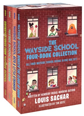 The Wayside School 4-Book Box Set: Sideways Stories from Wayside School, Wayside School Is Falling Down, Wayside School Gets a Little Stranger, Waysid foto