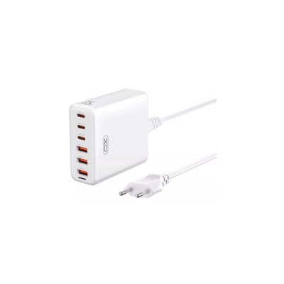 Incarcator retea cu cablaj 1.5m XO 75W ,6 USB 3USB-A / 3USB-C Cod: XO-L133 Automotive TrustedCars foto