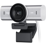 Camera Web Logitech MX Brio, 4K/30fps, Ultra HD, Advanced Autofocus, Privacy Shutter, Pale Grey