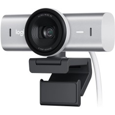 Camera Web Logitech MX Brio, 4K/30fps, Ultra HD, Advanced Autofocus, Privacy Shutter, Pale Grey