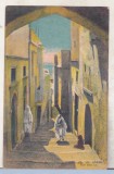 Bnk cp Algeria - Alger - Rue ben Ali - 1932, Circulata, Printata