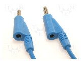 Cablu de măsurare AXIOMET 60VDC 20A cu soclu axial 4mm, Lungime 1m