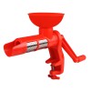 Masina Tocat Rosii Manuala Grunberg, Sita Inox, Prindere Blat, Rosu/Argintiu, Plastic/Inox