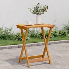 vidaXL Masă de grădină pliabilă, 50x36x60 cm, lemn masiv de acacia foto