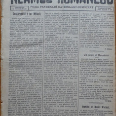 Ziarul Neamul romanesc , nr. 2 , 1914 , din perioada antisemita a lui N. Iorga