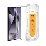 Folie de protectie Ecran Enkay Fingerprint Unlock pentru Samsung Galaxy S24 Ultra S928, Sticla Securizata, Full Glue, Neagra