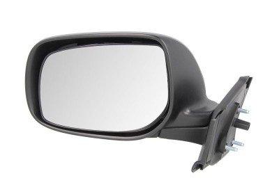 Oglinda exterioara Toyota Yaris (Xp90) Hb, 01.2006-03.2011, Stanga, Hatchback, reglare manuala; grunduita; geam convex; cromat foto