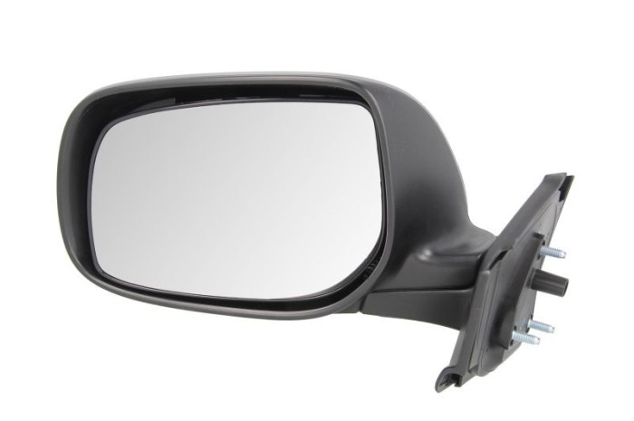Oglinda exterioara Toyota Yaris (Xp90) Hb, 01.2006-03.2011, Stanga, Hatchback, reglare manuala; grunduita; geam convex; cromat