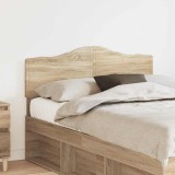 vidaXL Tăblie cap cu headboard Stejar Sonoma 120 cm Lemn compozit 888685