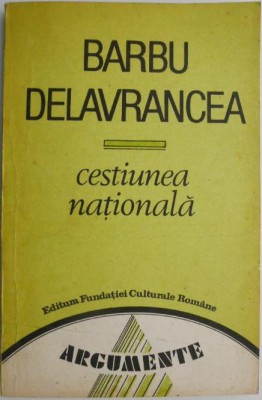 Cestiunea nationala &amp;ndash; Barbu Delavrancea foto