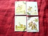 Serie Sharjah 1972 - Pentru Copii , 4 val. stampilate, Stampilat