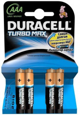 Duracell Baterie alcalina Micro (AAA,R03) 1,5V MX2400 Turbo Max 4 buc foto