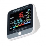 Detector calitate aer 8 in 1, AQI, PM1.0, PM2.5, PM10, TVOC, HCHO, umiditate, temperatura