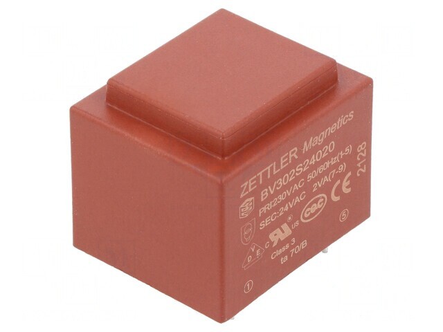 Transformator &Icirc;ncapsulat 2VA 230V 24V PCB