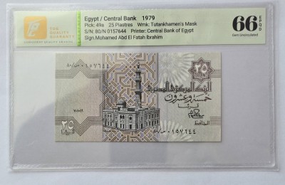 25 Piastres Egypt 1979 foto