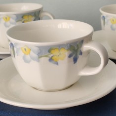 3 cesti ceai/cafea, portelan Villeroy Boch