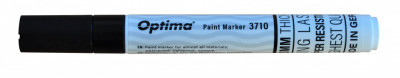 Marker Cu Vopsea Optima Paint 3710, Varf Rotund 4.5mm, Grosime Scriere 2-3mm - Negru foto