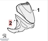 Carena fata inferioara argintie originala Peugeot Vclic &ndash; Vclic Evolution 4T 50cc