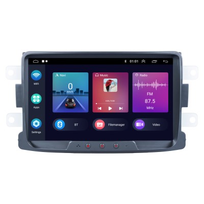 Navigatie Dedicata Dacia, Android, 8Inch, 2Gb Ram, 32Gb stocare, Bluetooth, WiFi, Waze, Canbus foto
