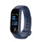 Bratara M3 Band Fitness, HR, Display OLED 0.96 inch, Notificari, Pedometru, Bluetooth, Albastru