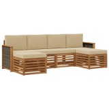 vidaXL Seturi de canapele Lemn Solid de Acacia 3384679