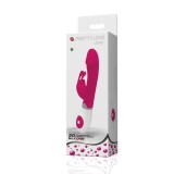 Cumpara ieftin Vibrator Iepuras Pretty Love Gene, Mov, 20cm, 30 Vibratii, Silicon Medical, Impermeabil, Silentios