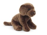 Caine de jucarie Labrador ciocolatiu 22cm nat geo