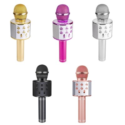Microfon karaoke cu baterii foto