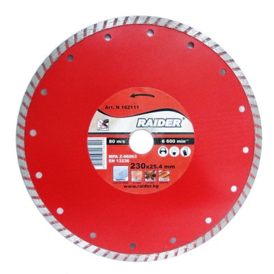 Disc diamantat Turbo Raider, 230 x 22.2 mm foto